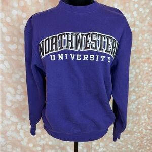 Vintage Jansport Purple Northwestern University Crewneck Sweater
